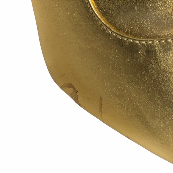 Michael Antonio Metallic Gold “SMUSH” Booties 8 - Picture 5 of 15